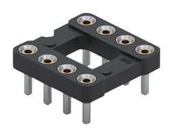 MILL-MAX 115-47-308-41-003000 DIP SOCKET, 8POS, 2.54MM, THROUGH HOLE