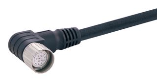HARTING 21373600F73050 SENSOR CORD, R/A M23 RCPT-FREE END, 5M