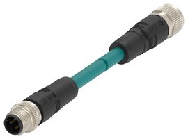 TE CONNECTIVITY TAD1453A201-003 SENSOR CORD, 4P M12 PLUG-RCPT, 1.5M