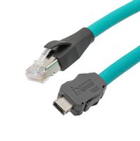 L-COM TRGIX604IN-TEL-1M ENET CORD, IX B PLUG-RJ45 PLUG, 3.3