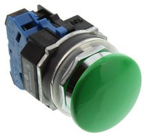 IDEC ABD310NUG PB SWITCH, SPST-NO, 10A, 110VAC, SCREW