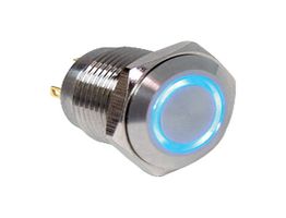 E-SWITCH PV6FW40SS3G1. ANTI VANDAL SW, SPST, 2A, 48VDC, PANEL