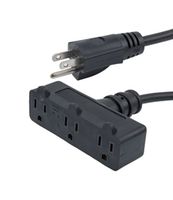 L-COM N515P-N515R3-15-10F POWER CORD, N5-15P-3X N5-15R, 10 , 15A