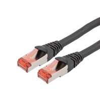 L-COM TRD626ASUF-BLK-10F ENET CORD, CAT6A, RJ45 PLUG-PLUG, 10