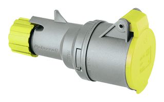 LAPP 720224FX SOCKET CONNECTOR, 1P+N+E, 30A/125V, YEL