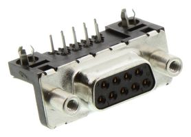 AMPHENOL COMMUNICATIONS SOLUTIONS ID09S33E4GV00LF D-SUB CONN, RCPT, 9POS, THROUGH HOLE