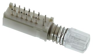 E-SWITCH WBL4UEEGBQR05CLR. PB SW, 4PDT, 0.3A, 30V, BLU/GRN, SOLDER