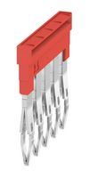 WEIDMULLER 1985710000. CROSS CONNECTOR, PUSH IN, WEMID, RED