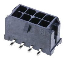 MOLEX 218216-0430 CONN, HEADER, 4POS, 2ROW, 3MM