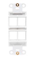 EATON TRIPP LITE N042D-004V-WH CENTRE PLATE INSERT, DECORA STYLE, WHITE