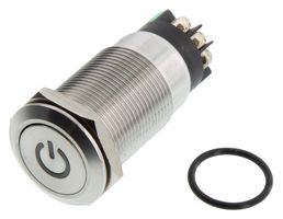ARCOLECTRIC / BULGIN LIMITED MPI005PTELSGN12 ANTI VANDAL SW, SPDT, 5A, 24V/125V, GRN
