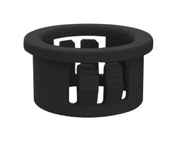 ESSENTRA COMPONENTS 22MP06879 GROMMET, NYLON 6, 0.687", BLACK