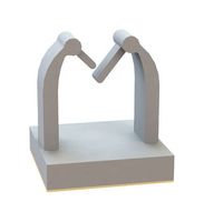 ESSENTRA COMPONENTS 22MWCA350500 WIRE SADDLE, ADHESIVE, PA66, NATURAL
