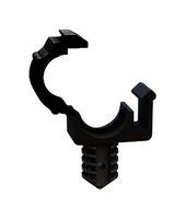 ESSENTRA COMPONENTS 23RCFB035CB CABLE CLAMP, HINGED, NYLON 6.6, BLACK