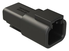 AMPHENOL SINE/TUCHEL ATP04-2P-BLK AUTOMOTIVE HOUSING, RCPT, 2POS, IP67