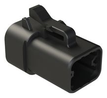 AMPHENOL SINE/TUCHEL ATP06-4S-BLK AUTOMOTIVE HOUSING, PLUG, 4POS, IP67