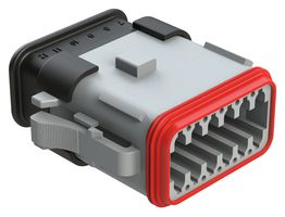 AMPHENOL SINE/TUCHEL AT06-12SA-SRGRY AUTOMOTIVE HOUSING, PLUG, 12POS, IP67