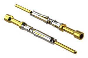 AMPHENOL SINE/TUCHEL MP20W23G10 CIRCULAR CONTACT, PIN, 22-20AWG, CRIMP