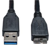 EATON TRIPP LITE U326-006-BK USB CABLE, 3.0 TYPE A-MICRO B PLUG, 6FT