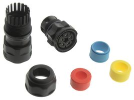 AMPHENOL LTW DC-05BMFB-QL8APP CIRCULAR CONNECTOR, PLUG, 5POS, CABLE
