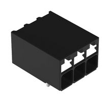 WAGO 2086-1223 TB, WIRE TO BRD, R/A, 3POS, 16AWG