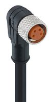 LUTRONIC 0805 04 002 10M SENSOR CORD, M8 R/A RCPT-FREE END, 32.8