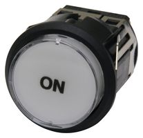 NKK SWITCHES LB02VA001 PANEL INDICATOR W/ LEGEND, GREEN, 22MM