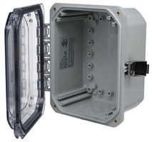 BUD INDUSTRIES DPH-28708-C ENCLOSURE, OUTDOOR, PC, LIGHT GREY