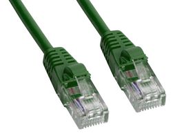 AMPHENOL CABLES ON DEMAND MP-5XRJ45UNNG-003 ENET CABLE, CAT5E, RJ45 PLUG-PLUG, 3FT