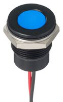 APEM Q12-7F5BXXB12E LED PANEL INDICATOR, 12.7MM, BLU, 12VDC