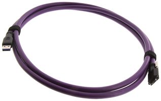 L-COM CAU3VISHFAMB-2M USB CORD, 3.0 A PLUG-MICRO B PLUG, 6.6FT