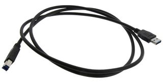 L-COM U3A00029-105M USB CABLE, 3.0 A PLUG-B PLUG, 4.9FT