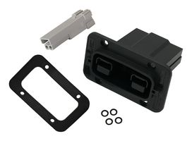 ANDERSON POWER PRODUCTS SBSX75A-PMREC-KIT-GRA RECT PWR HOUSING KIT, RCPT, 2POS, PC/PBT