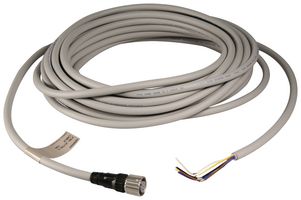 OMRON STI F39-JG20A-L SENSOR CORD, 5P M12 RCPT-FREE END, 20M