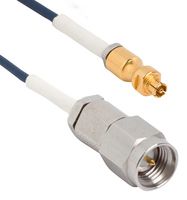 AMPHENOL SV MICROWAVE 7032-7777 COAX CABLE, SMA PLUG-SMPM JACK, 12"