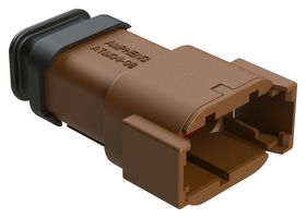 AMPHENOL SINE/TUCHEL ATM04-08PD-SR1BN AUTOMOTIVE HOUSING, RCPT, 8POS, 7.5A