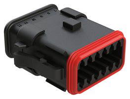 AMPHENOL SINE/TUCHEL AT06-12SB-SRBK AUTOMOTIVE HOUSING, PLUG, 12POS, 13A