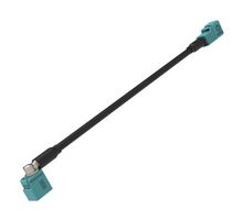 AMPHENOL RF 095FJZFJZAG-024 RF COAX CABLE, FAKRA R/A JACK-JACK, 24"
