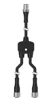 BANNER ENGINEERING CSA-M1241M1241. SPLITTER CABLE, 4-PIN M12 QD