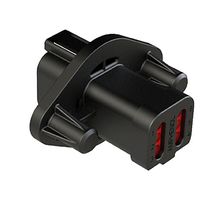 AMPHENOL SINE/TUCHEL AT04-6P-PM13 RCPT HOUSING, 6POS, THERMOPLASTIC, BLK
