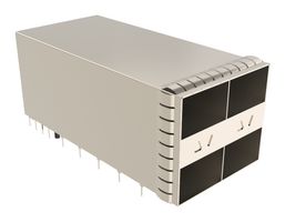 AMPHENOL COMMUNICATIONS SOLUTIONS UE864G262020361. CONN CAGE, SFP, 4PORT, PRESS-FIT