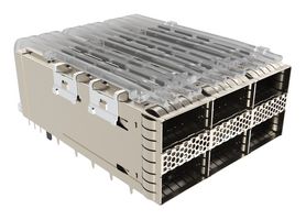 AMPHENOL COMMUNICATIONS SOLUTIONS U95R3Q5404LLH1B. I/O CONN, QSFP+CAGE, 228POS, PRESS-FIT