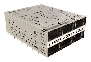 AMPHENOL COMMUNICATIONS SOLUTIONS U95R3054081T41. I/O CONN, QSFP+CAGE, 228POS, PRESS-FIT