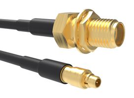 AMPHENOL RF 095-902-529-006 RF CABLE, SMA BHD JACK-MMCX PLUG, 6"