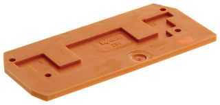WAGO 284-328. END PLATE, RAIL MOUNTED TERMINAL BLOCK