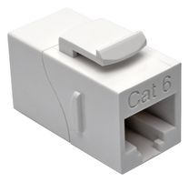 EATON TRIPP LITE N235-001-WH RJ45 COUPLER, JACK-JACK, 8POS, CAT6