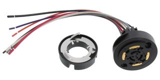 AMPHENOL COMMUNICATIONS SOLUTIONS FLA-R4142-30-05. LED CONN, RCPT, 7POS, CABLE MOUNT, 14AWG