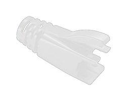 STEWART CONNECTOR 450-024 STRAIN RELIEF BOOT, THERMOPLASTIC, CLR
