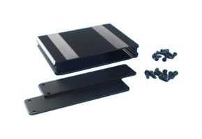BOX ENCLOSURES B4S-080BK ENCLOSURE, ELECTRONIC, ALUMINIUM, BLACK