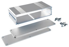 BOX ENCLOSURES B4S-080SI ENCLOSURE, ELECTRONIC, ALUMINIUM, SILVER